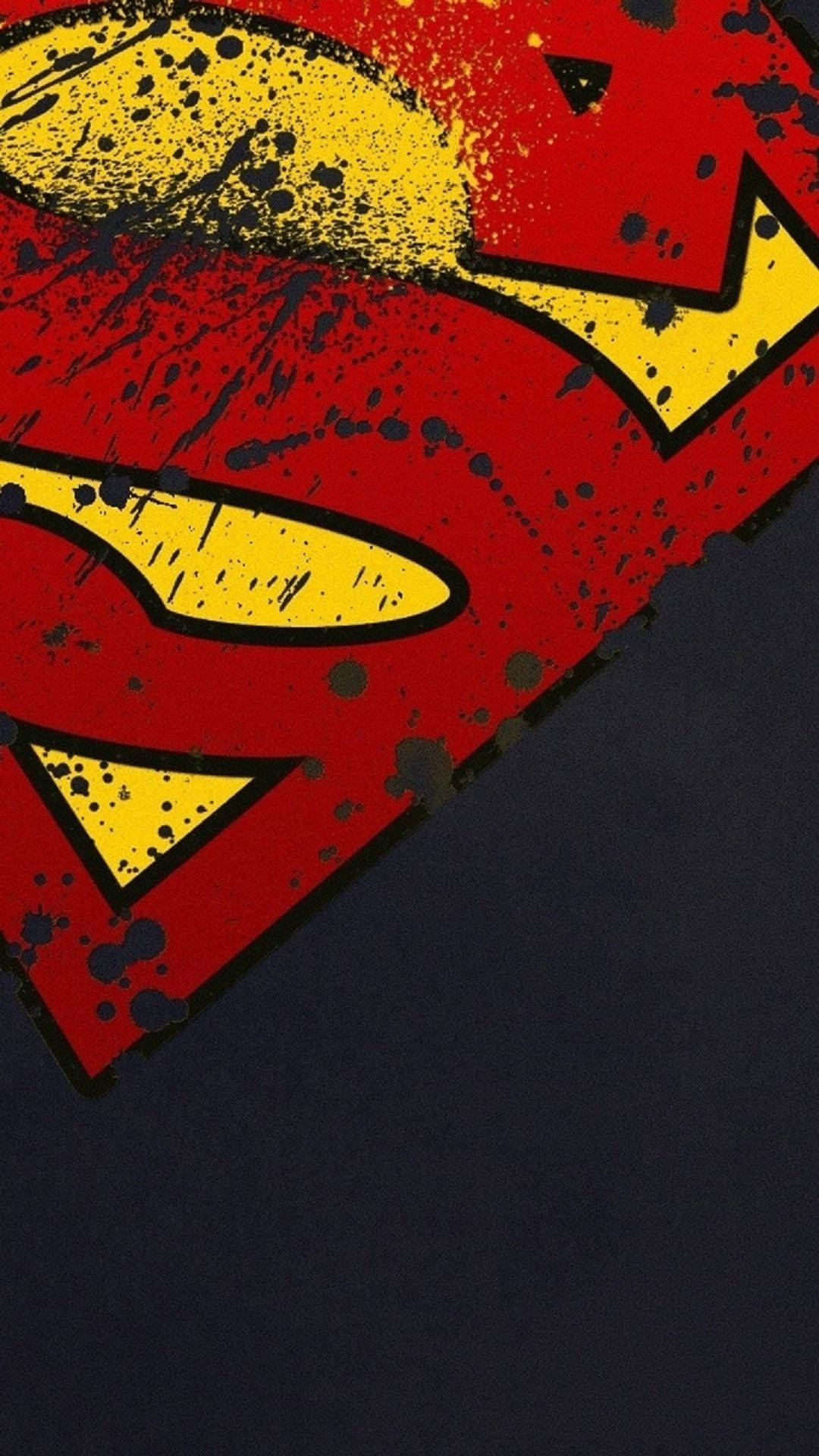 Superman, red, yellow, Full HD Phone Wallpaper