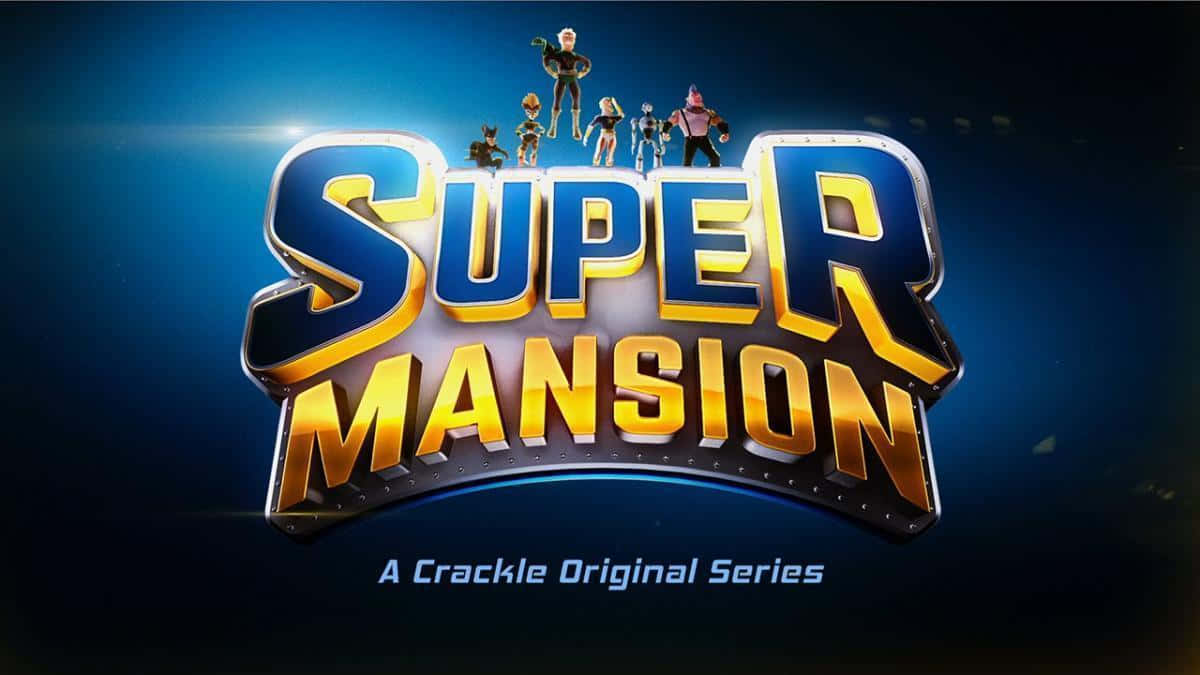 Crackle s series, Supermansion, glowing blue, SD Desktop Wallpaper