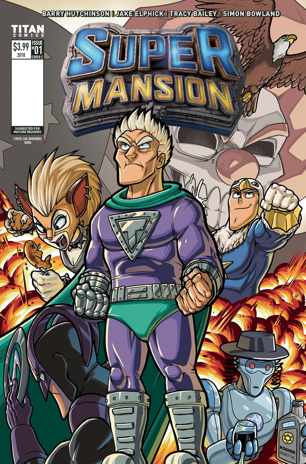 Supermansion, purple, green, HD Phone Wallpaper