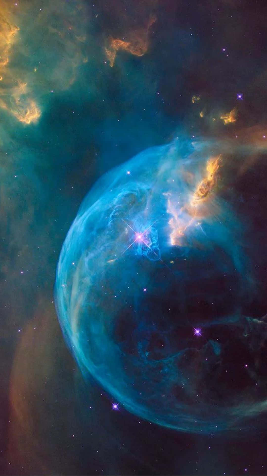Supernova Explosion, deep space, cosmic nebula, Full HD Phone Wallpaper