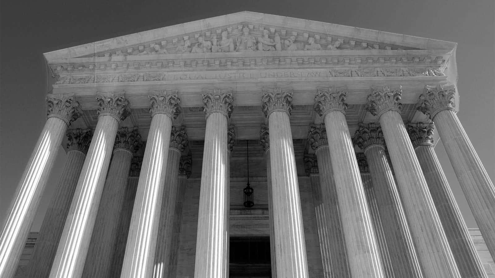 Supreme Court Building, neoclassical facade, towering columns, HD Desktop Wallpaper