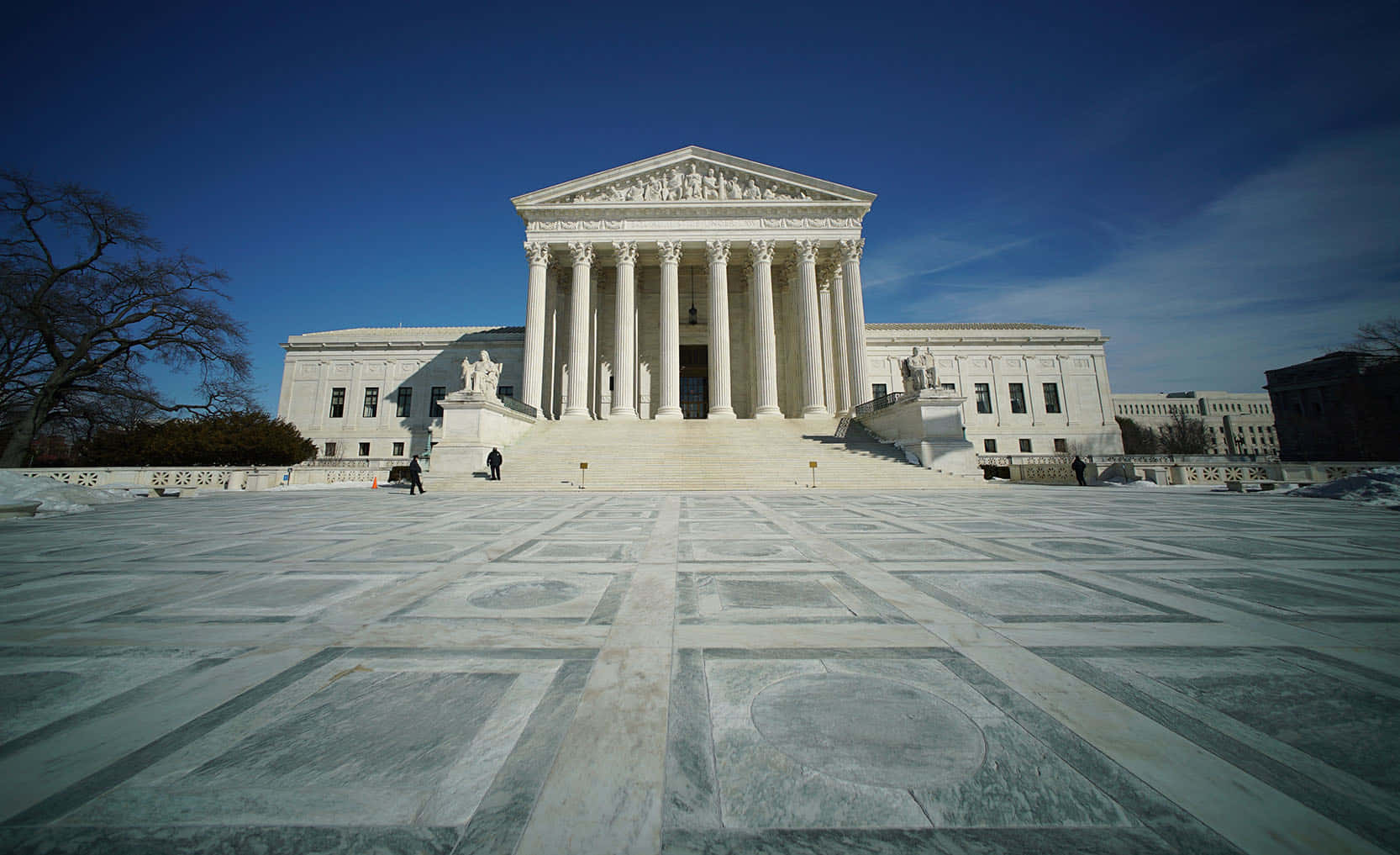 Supreme Court Building, neoclassical, marble columns, HD Desktop Wallpaper