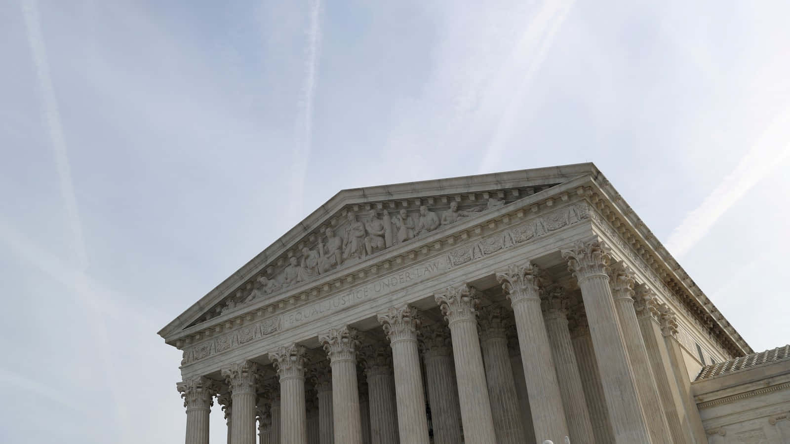 Supreme Court Building, neo classical facade, towering columns, HD Desktop Wallpaper
