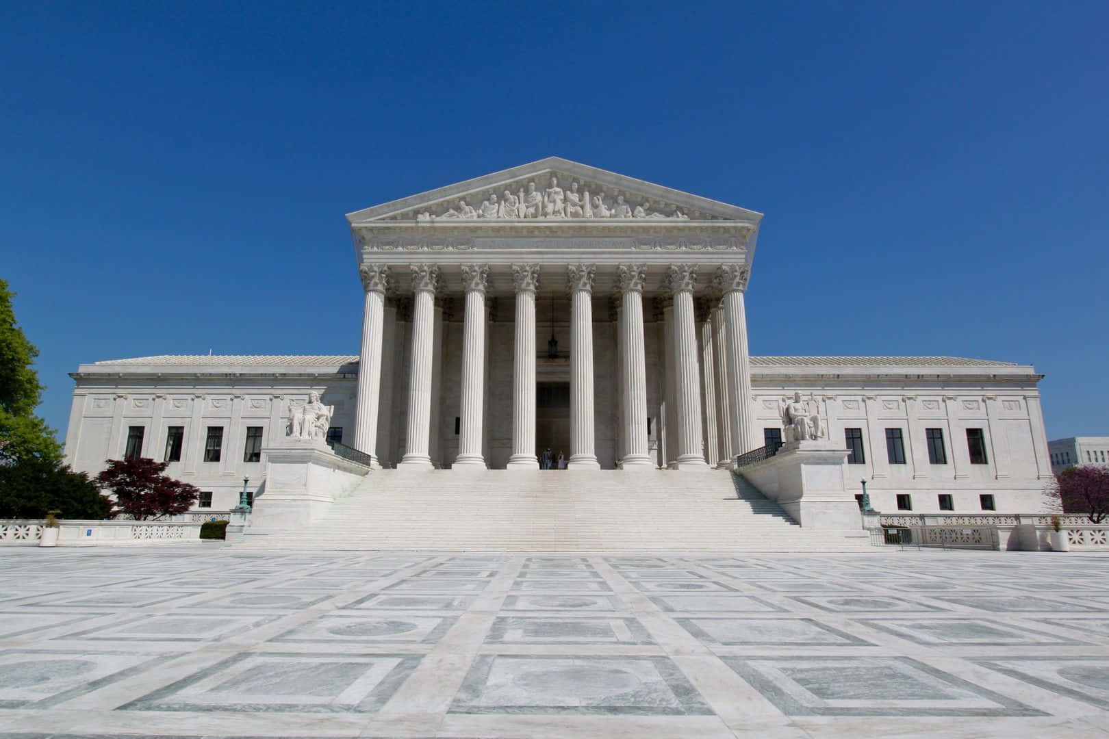 Supreme Court Building, neoclassical, white marble columns, HD Desktop Wallpaper