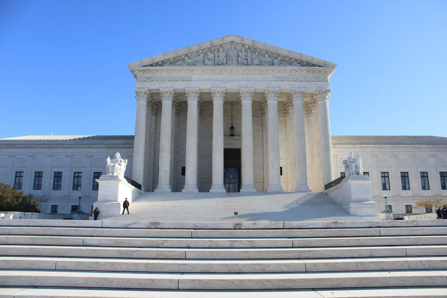 Supreme Court Building, neoclassical, marble columns, HD Desktop Wallpaper