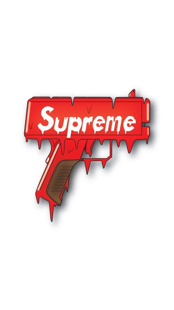 Supreme, red, Supreme logo, HD Phone Wallpaper
