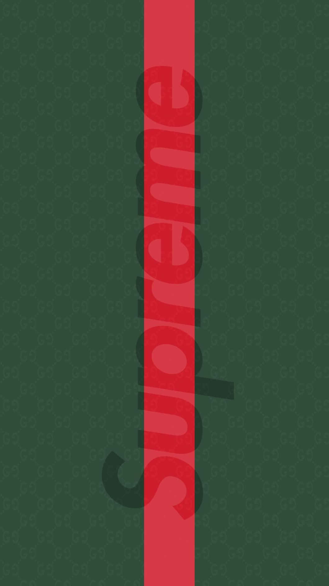 Supreme, iPhone, bold red vertical stripe, HD Phone Wallpaper