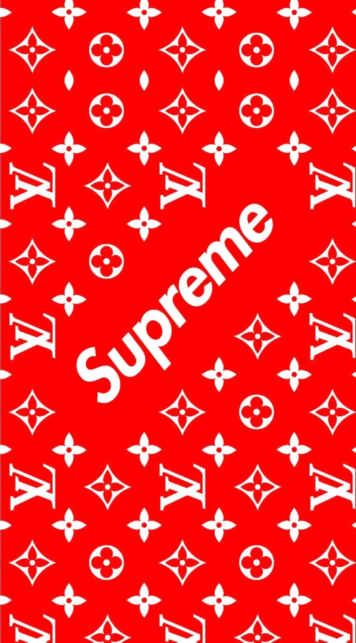 Supreme, iPhone, red, Full HD Phone Wallpaper