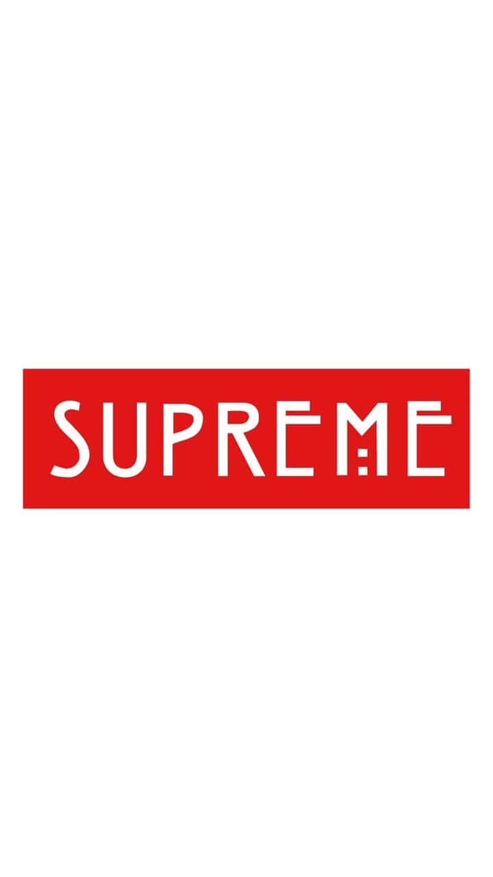 Supreme, iPhone, red, HD Phone Wallpaper