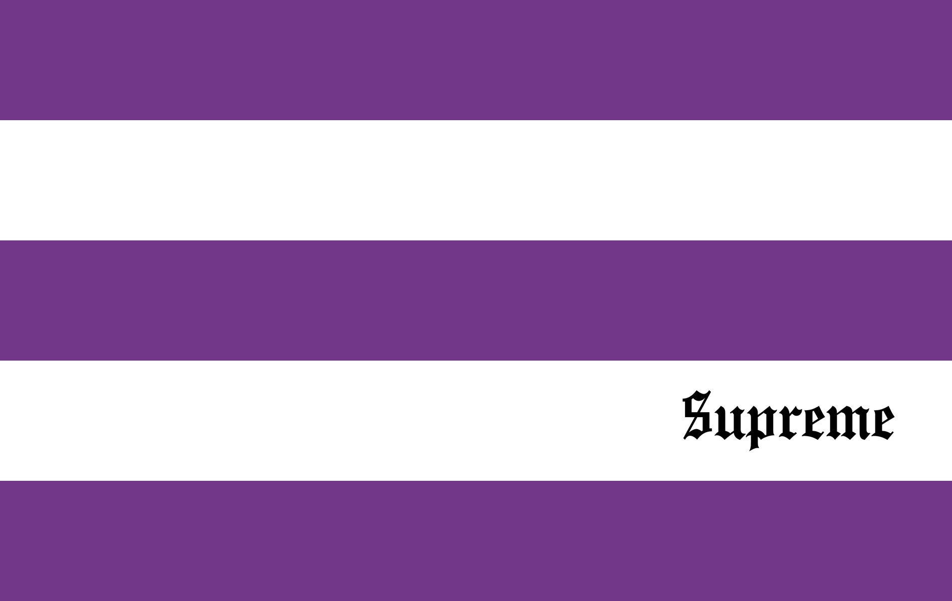 Supreme, purple, white, HD Desktop Wallpaper
