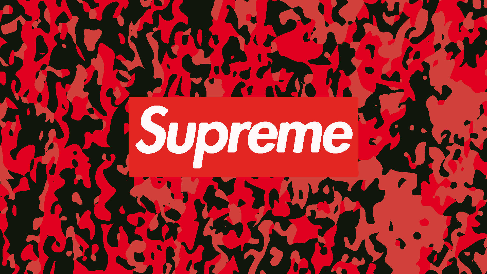 Supreme, black, red, Full HD Desktop Wallpaper