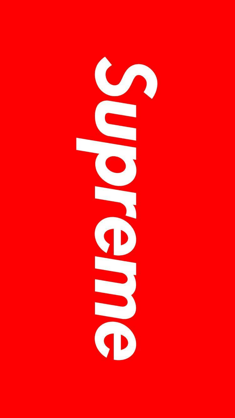Supreme, red, white, HD Phone Wallpaper
