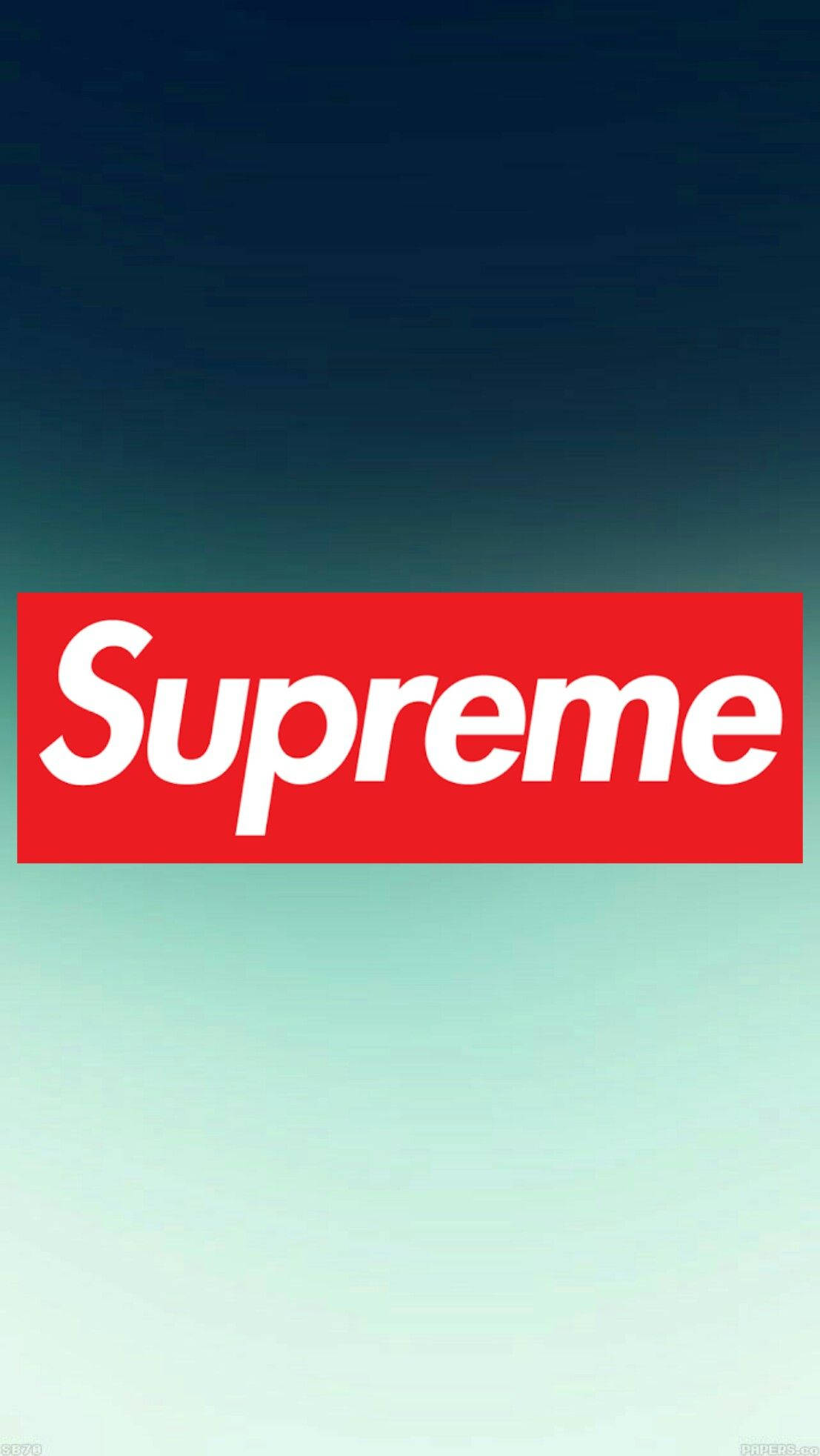 Supreme, gradient, dark blue, Full HD Phone Wallpaper