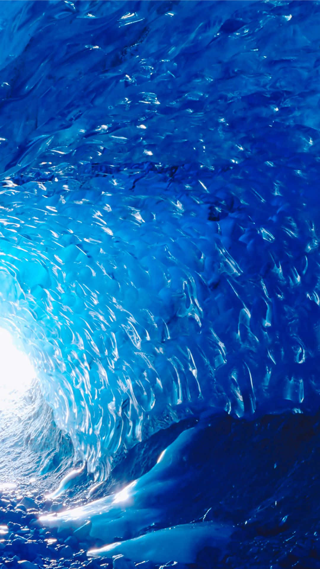 Blue Ocean Wave, ocean wave, vibrant blue light, Full HD Phone Wallpaper