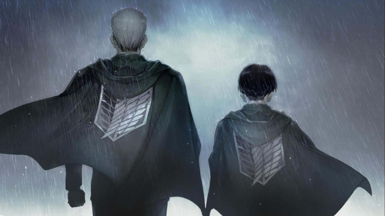 Survey Corps Cape, dark cloaks, silver insignias, HD Desktop Wallpaper