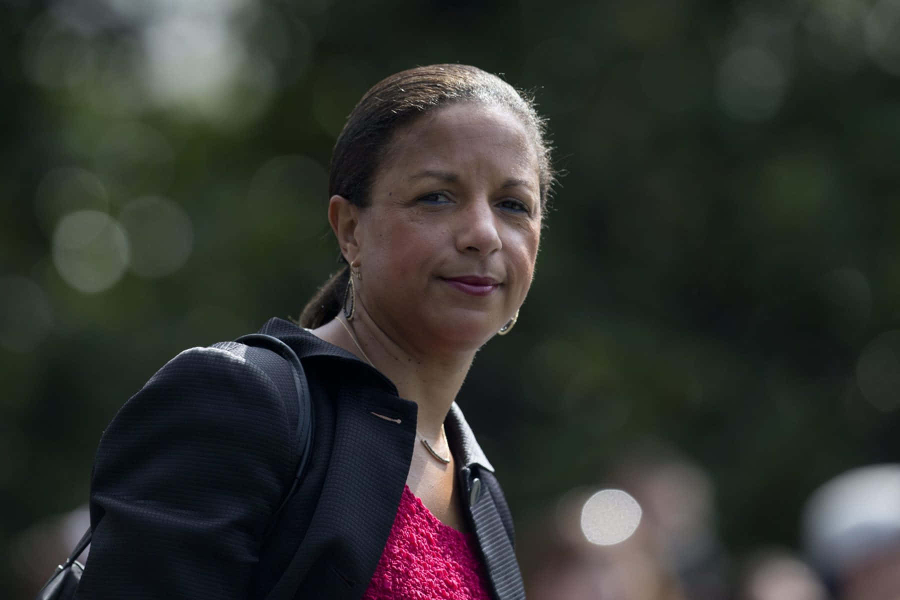 Susan Rice, black blazer, pink top, HD Desktop Wallpaper