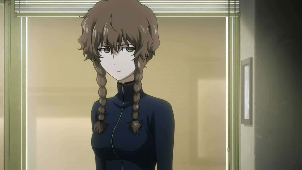 Suzuha Amane, bicycle, dark blue high-neck top, HD Desktop Wallpaper