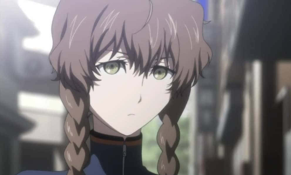 Suzuha Amane, bicycle, city, SD Desktop Wallpaper