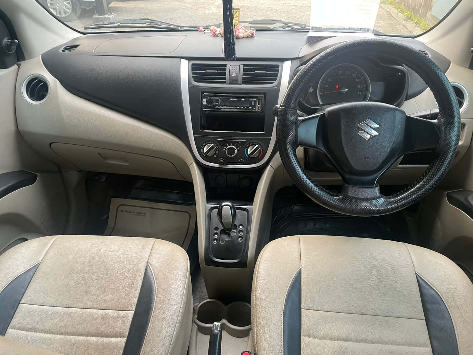 Suzuki Celerio, beige and black, dashboard, HD Desktop Wallpaper