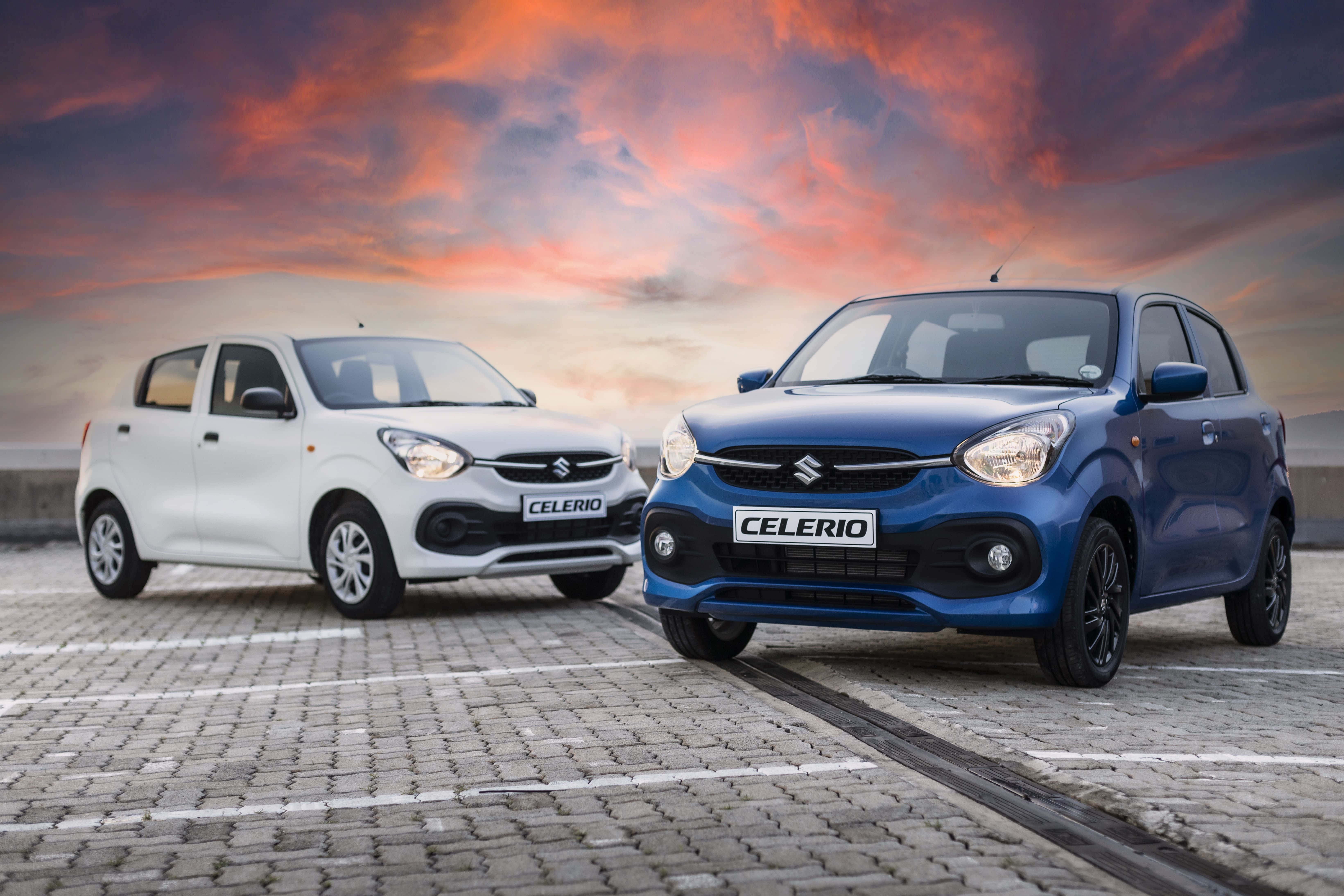 Suzuki Celerio, white, blue, 5K Desktop Wallpaper