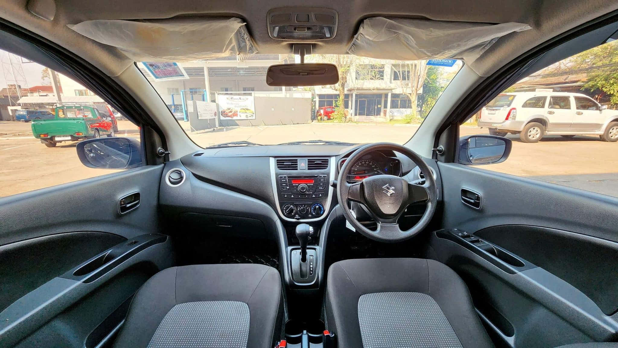 Suzuki Celerio, black, gray fabric seats, Full HD Desktop Wallpaper