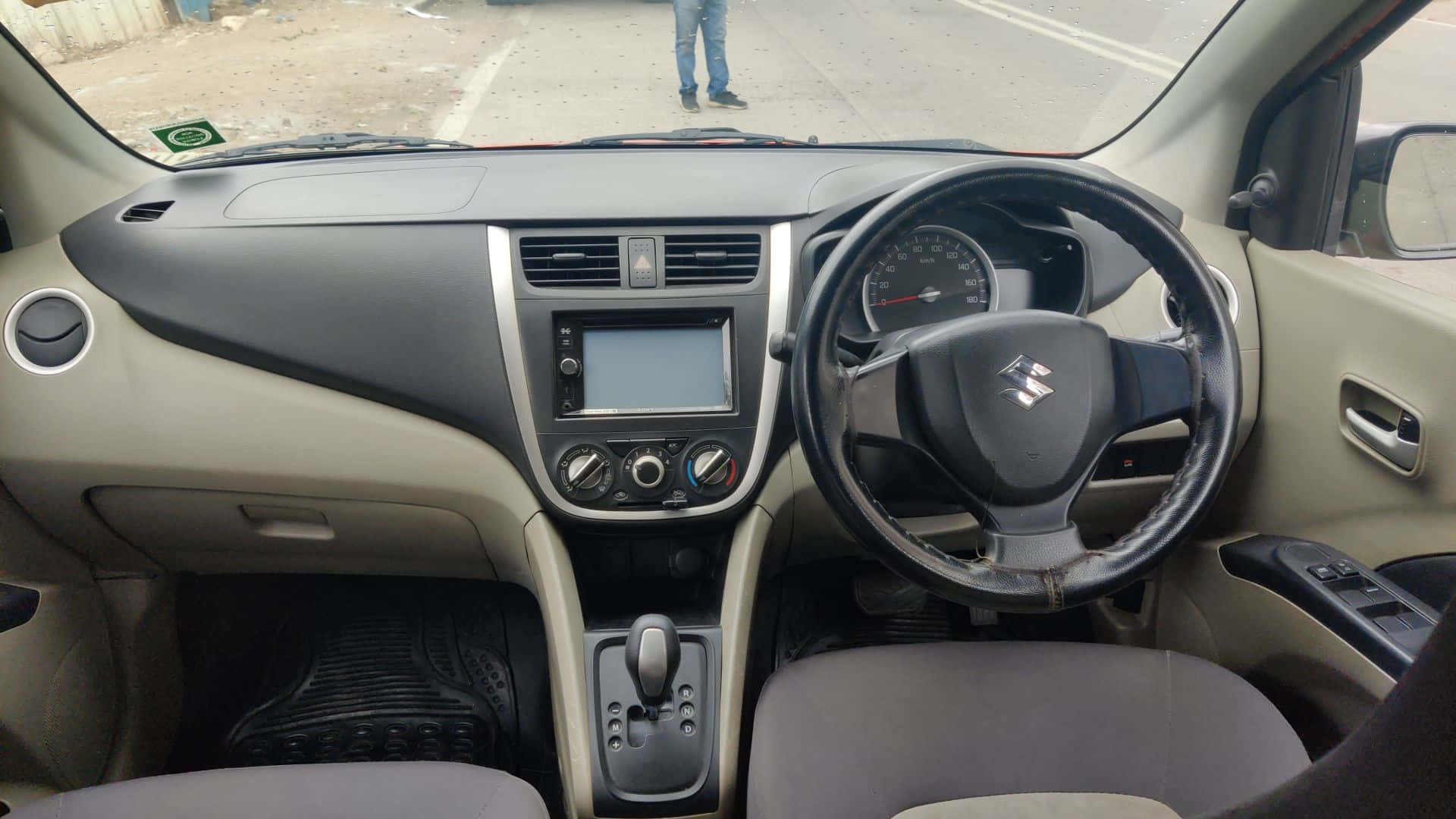 Suzuki Celerio, beige, dashboard, Full HD Desktop Wallpaper