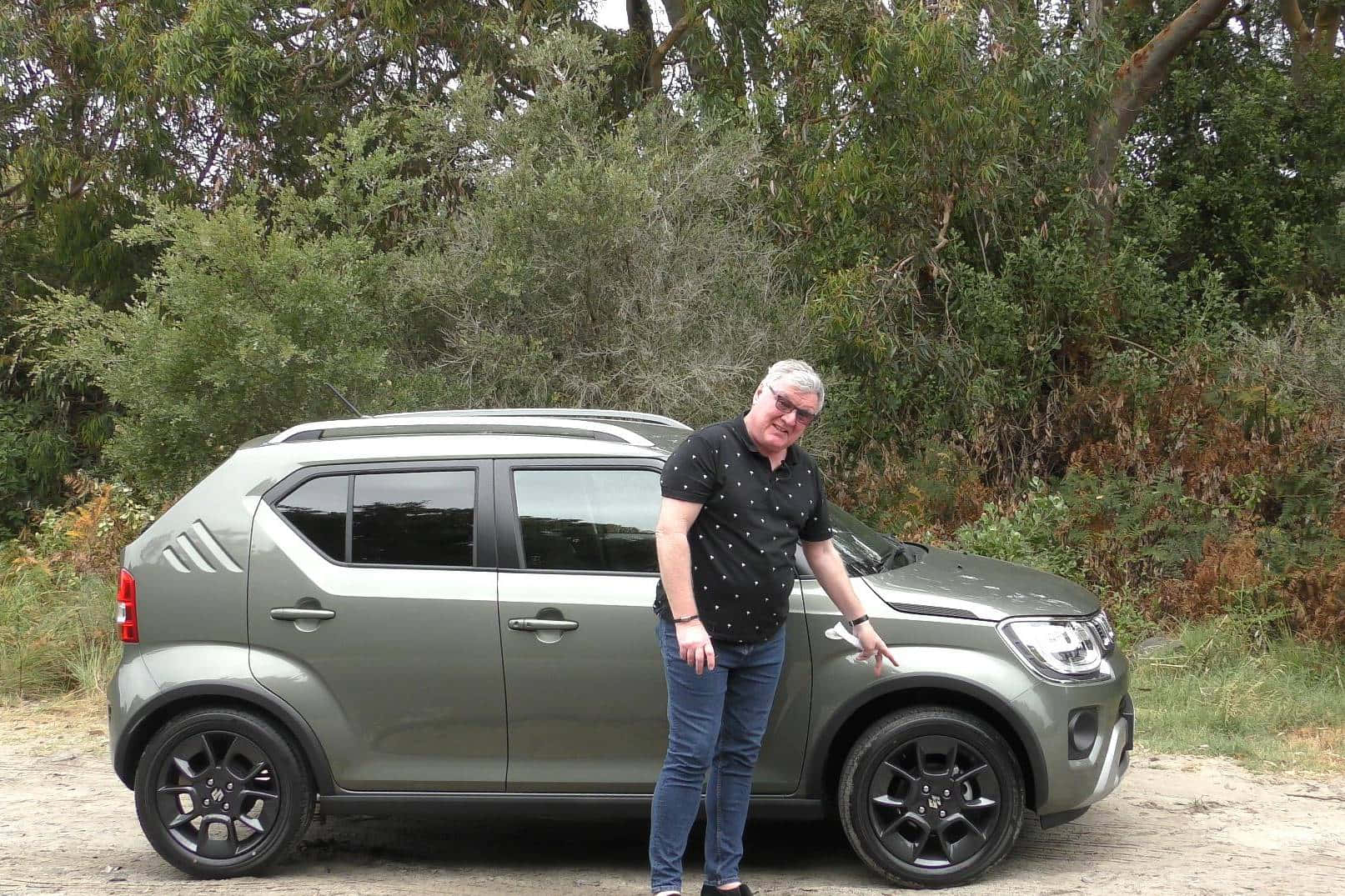 Suzuki Ignis, matte green, compact SUV, HD Desktop Wallpaper