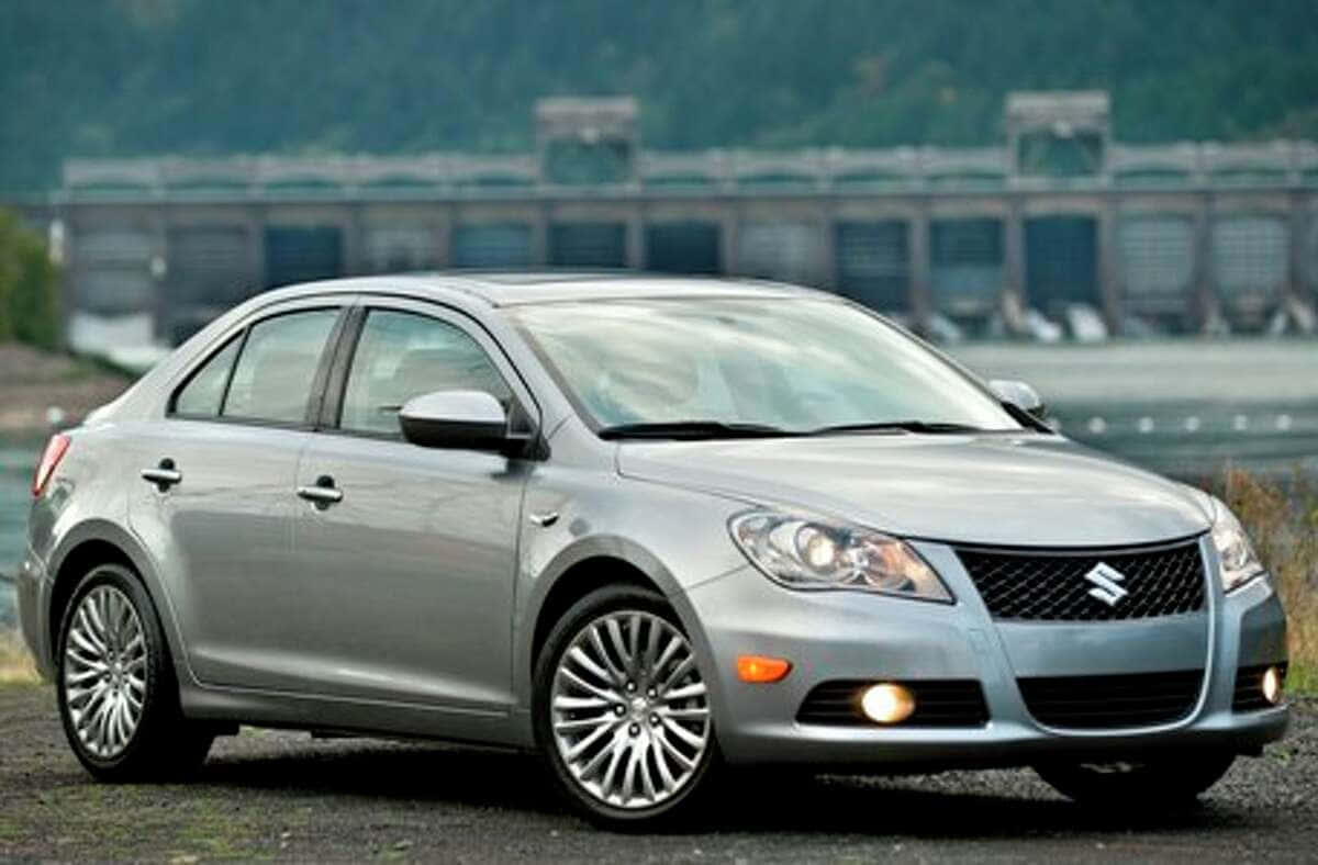 Suzuki Kizashi, silver, gravel, SD Desktop Wallpaper