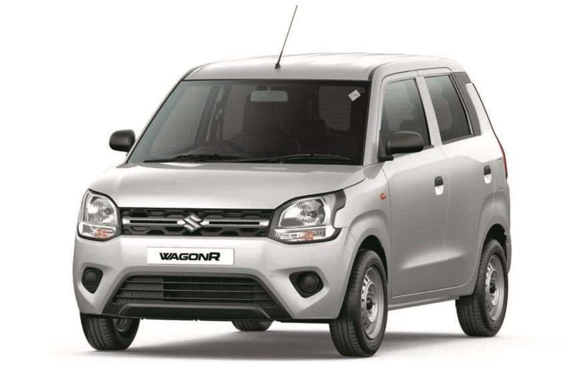 Suzuki Wagon R, sleek silver, studio shot, SD Desktop Wallpaper
