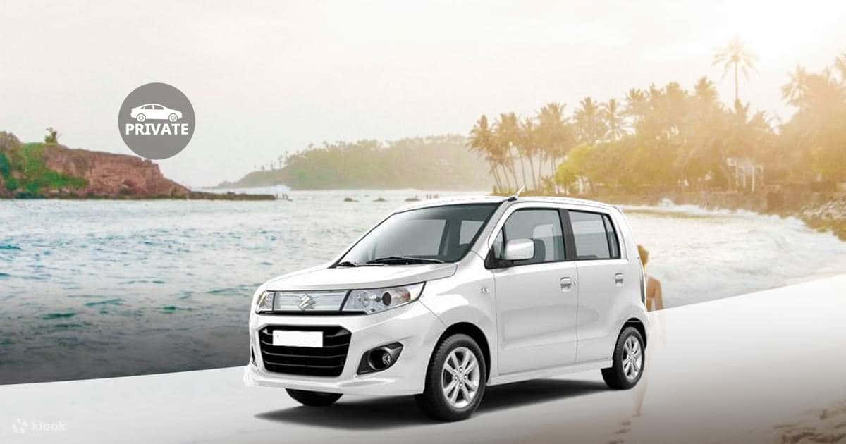 Suzuki Wagon R, white, beach, SD Desktop Wallpaper