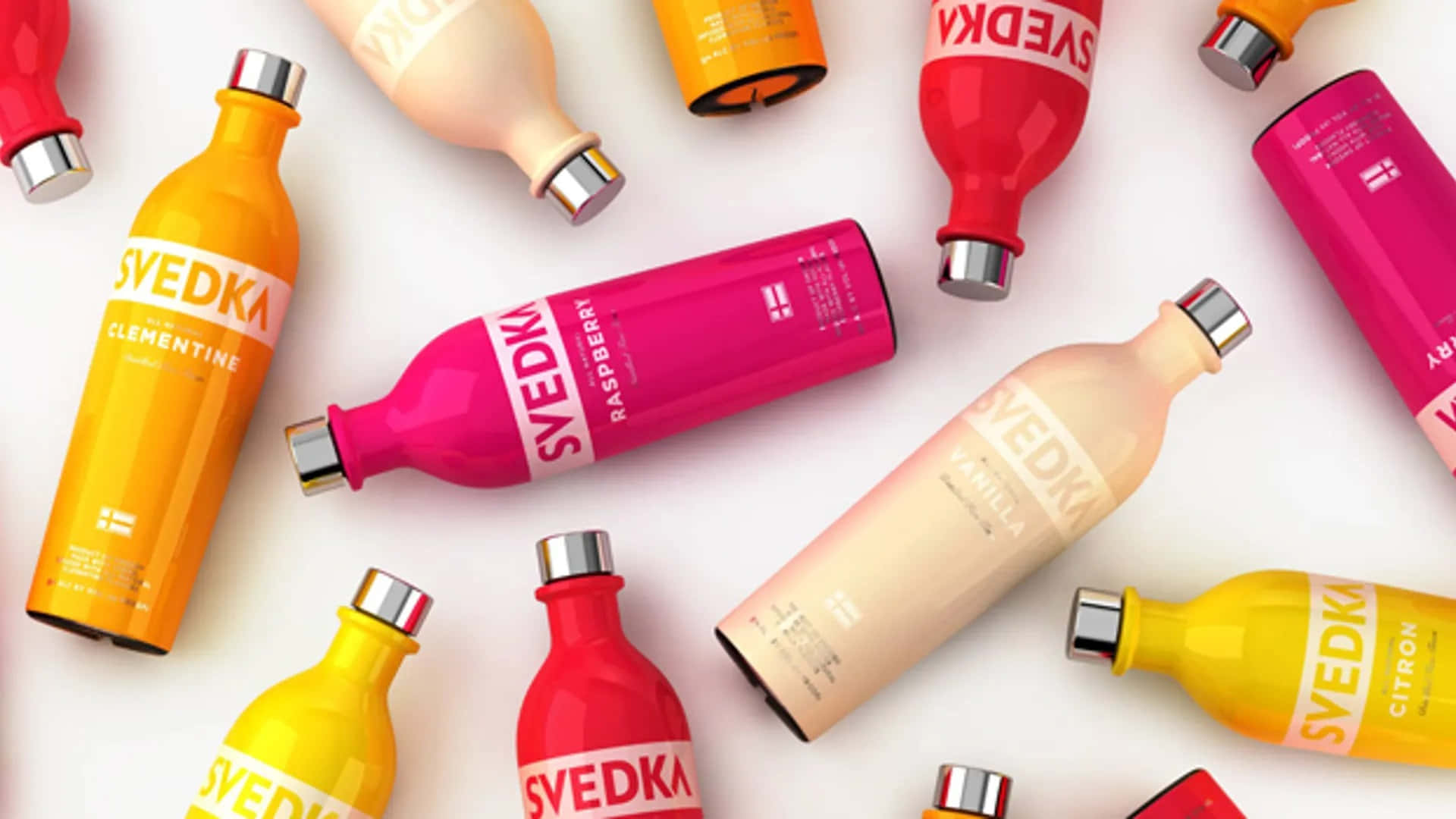 Svedka, vanilla clementine raspberry flavored vodka, pink, Full HD Desktop Wallpaper