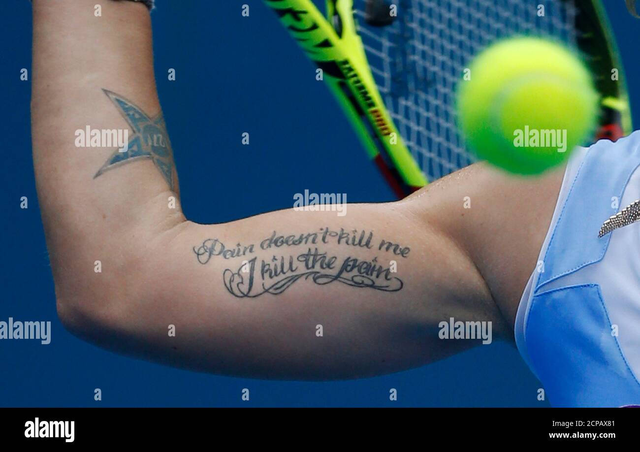 Svetlana Kuznetsova, arm tattoo, tennis player, HD Desktop Wallpaper