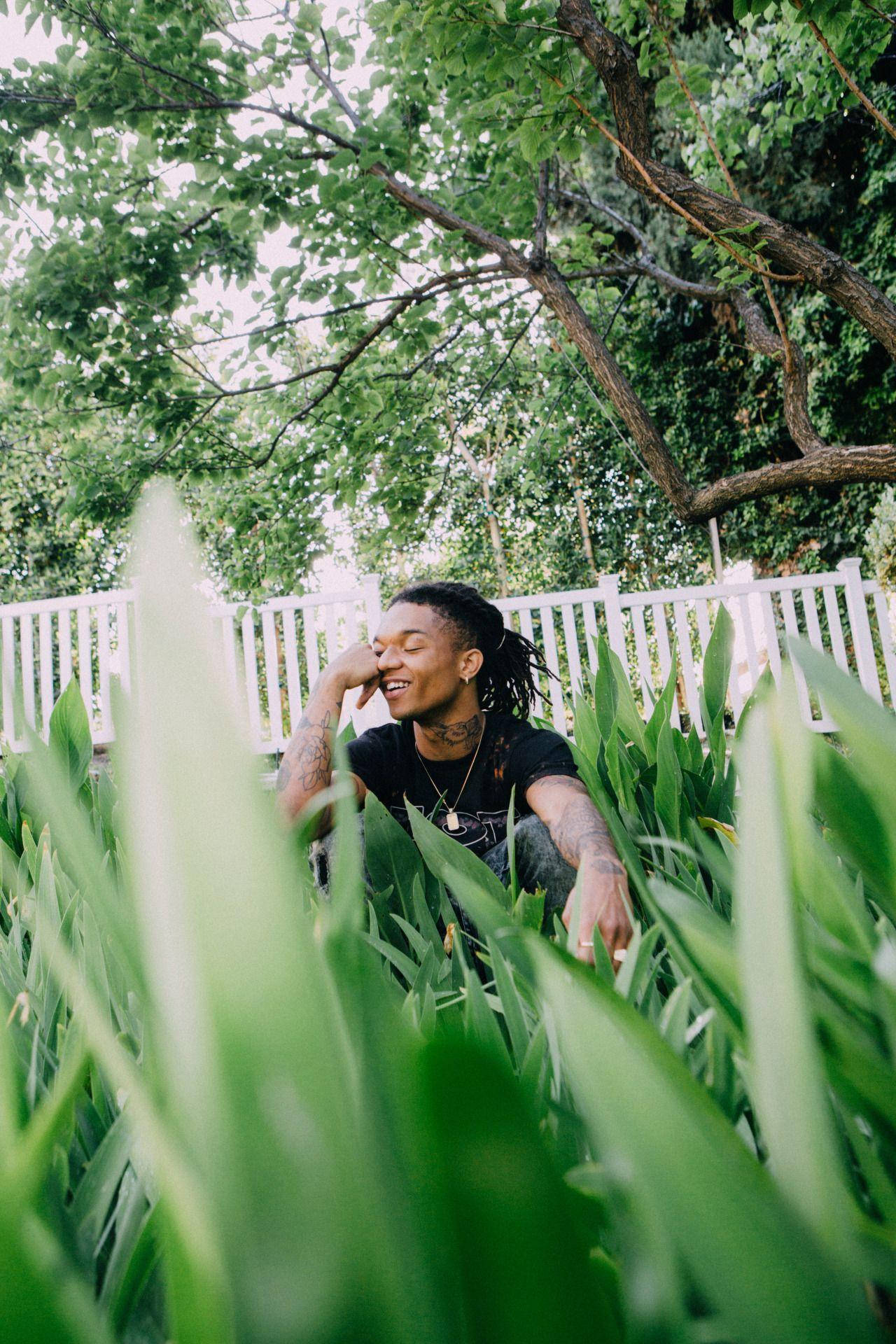 Swae Lee, dreadlocks, tall green plants, Full HD Phone Wallpaper