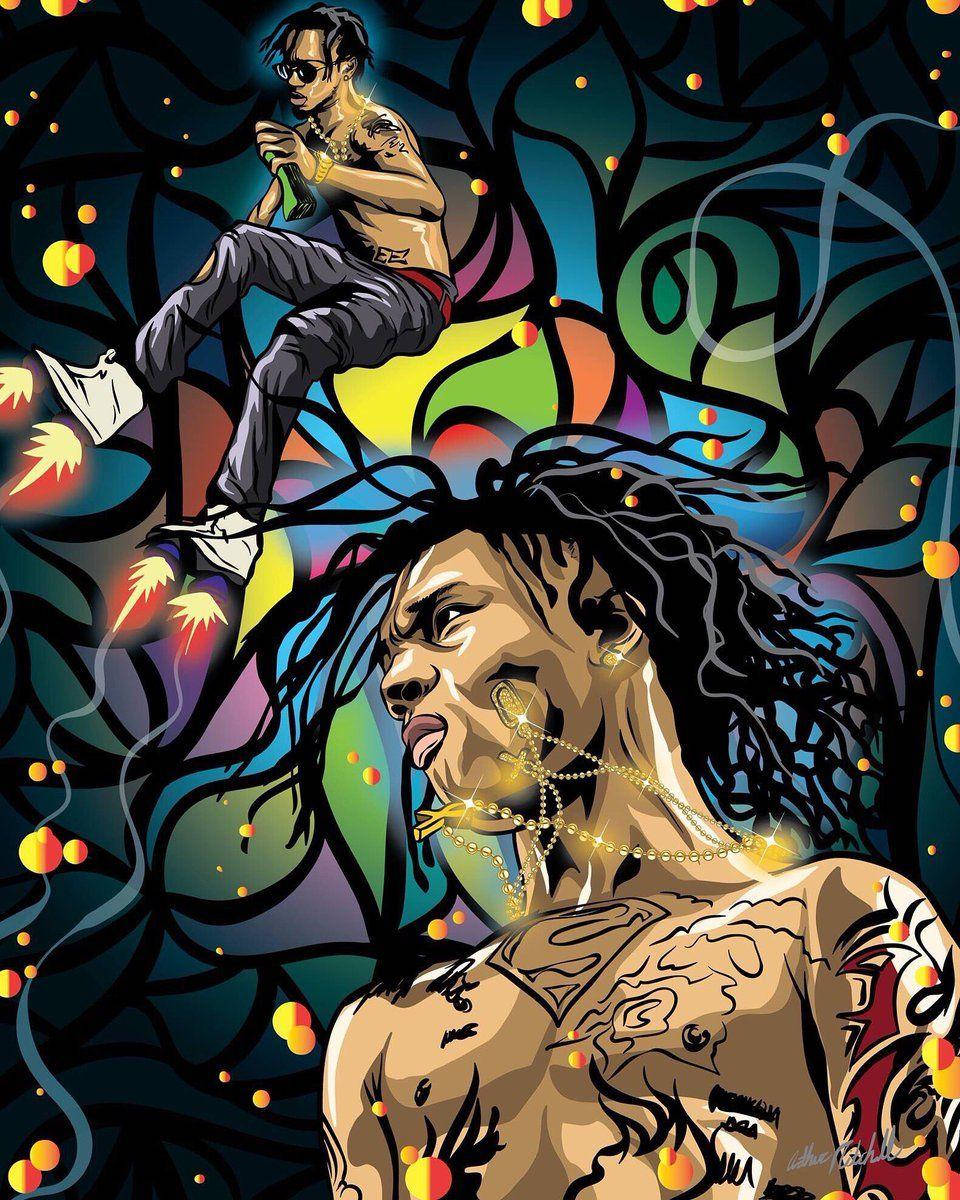 Swae Lee, dreadlocks, gold chains, SD Phone Wallpaper