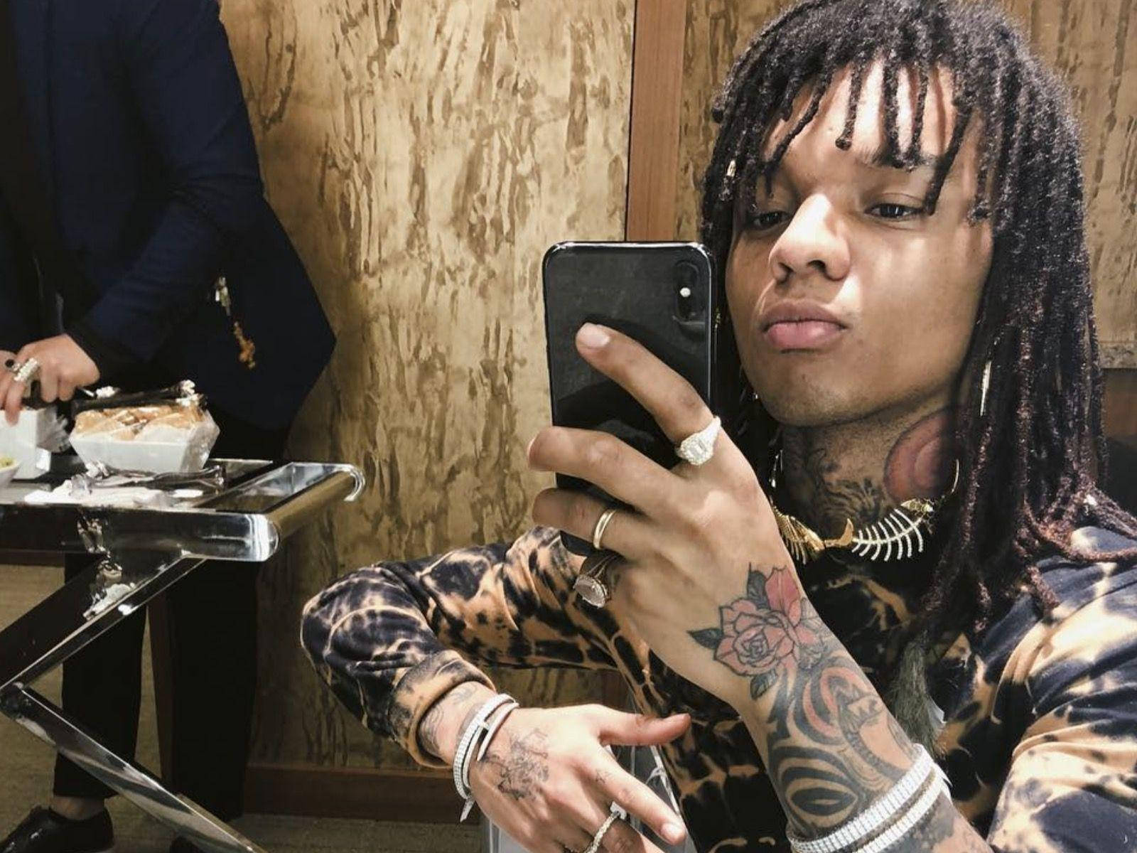 Swae Lee, mirror, dreadlocks, HD Desktop Wallpaper