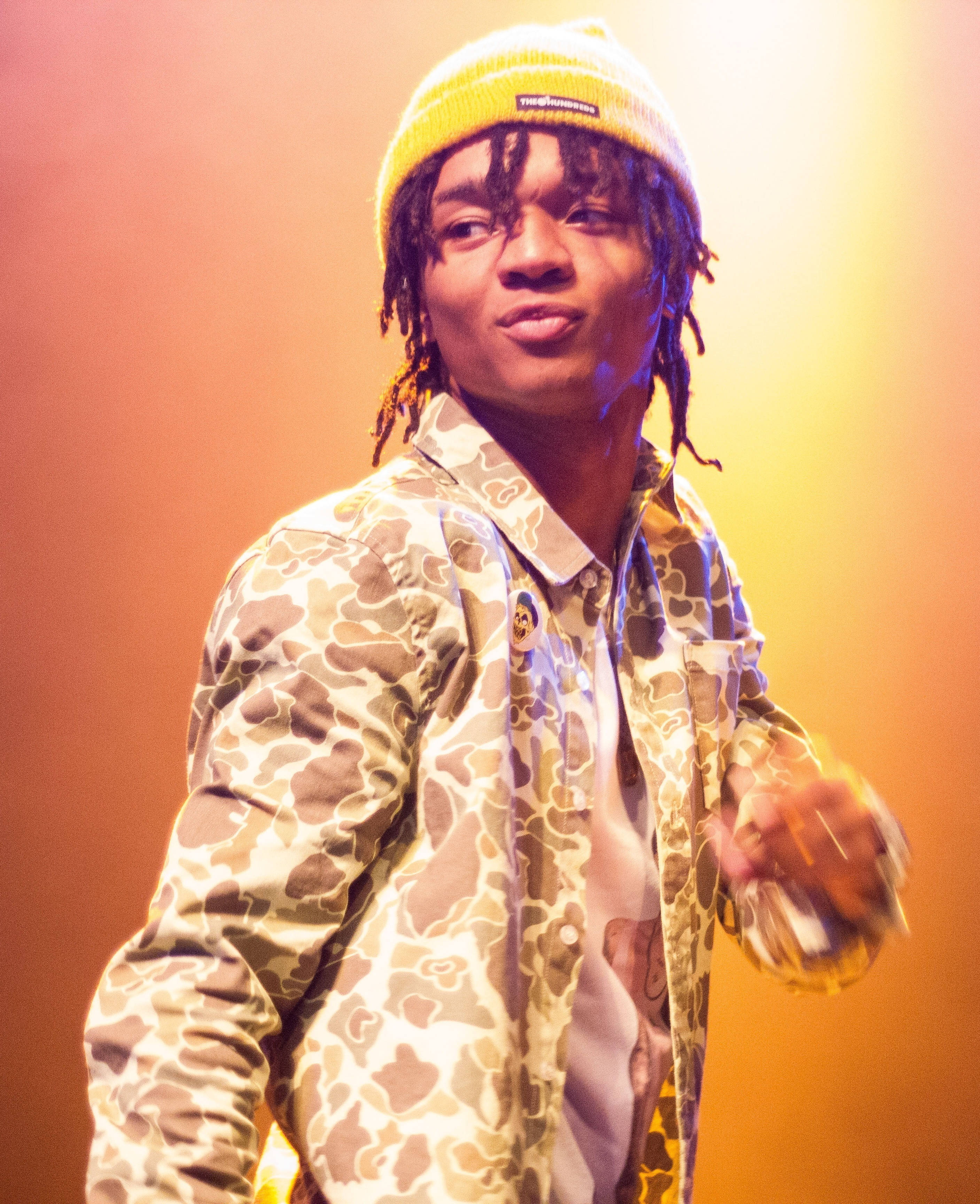 Swae Lee, dreadlocks, yellow beanie, 2K Phone Wallpaper
