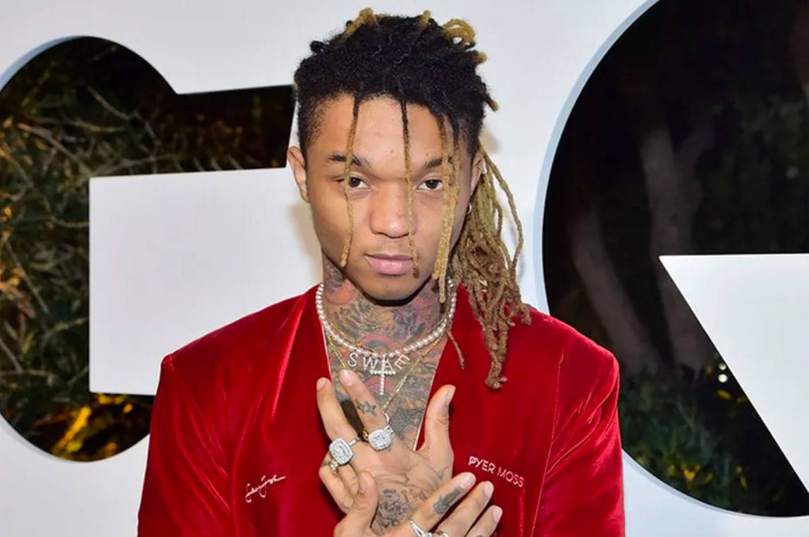 Swae Lee, red tuxedo, red velvet jacket, SD Desktop Wallpaper