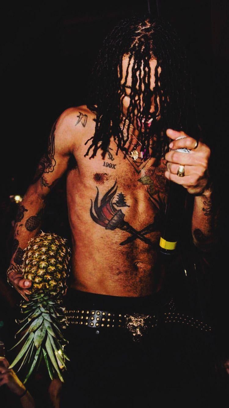 Swae Lee, pineapple, dreadlocks, HD Phone Wallpaper