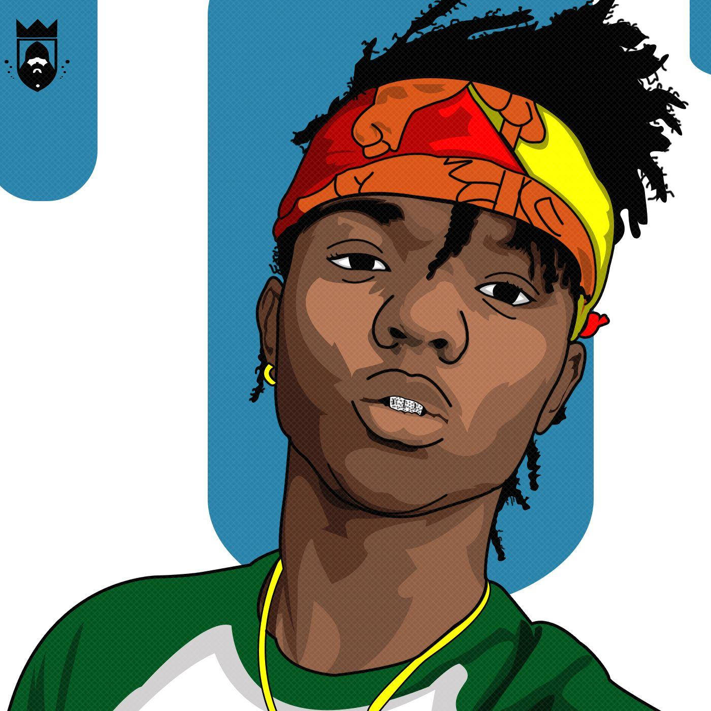 Swae Lee, colorful bandana, grillz, HD Desktop Wallpaper