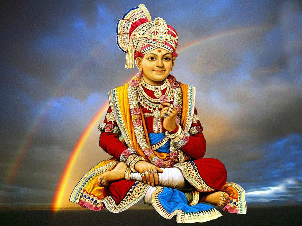 Swaminarayan, cloudy sky, stormy sky, SD Desktop Wallpaper
