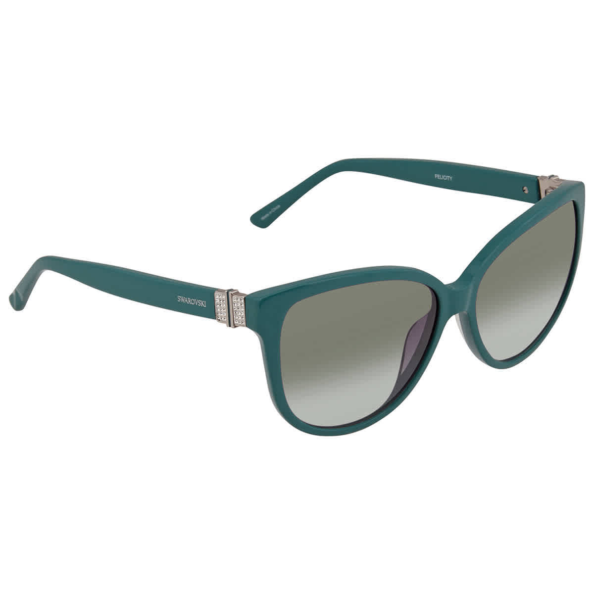 Swarovski, cat-eye sunglasses, teal, SD Desktop Wallpaper