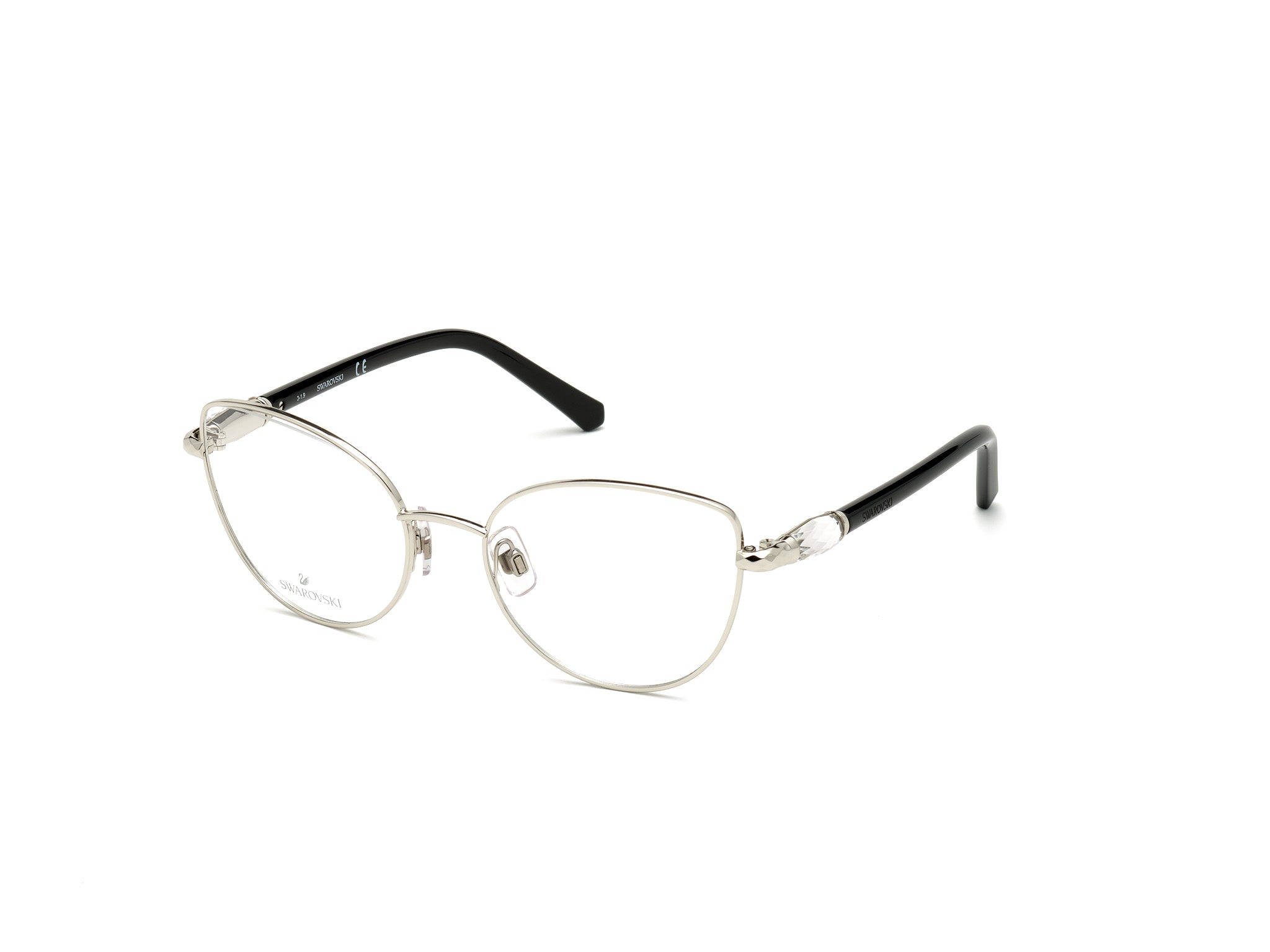 Swarovski, cat-eye glasses, silver frames, Full HD Desktop Wallpaper