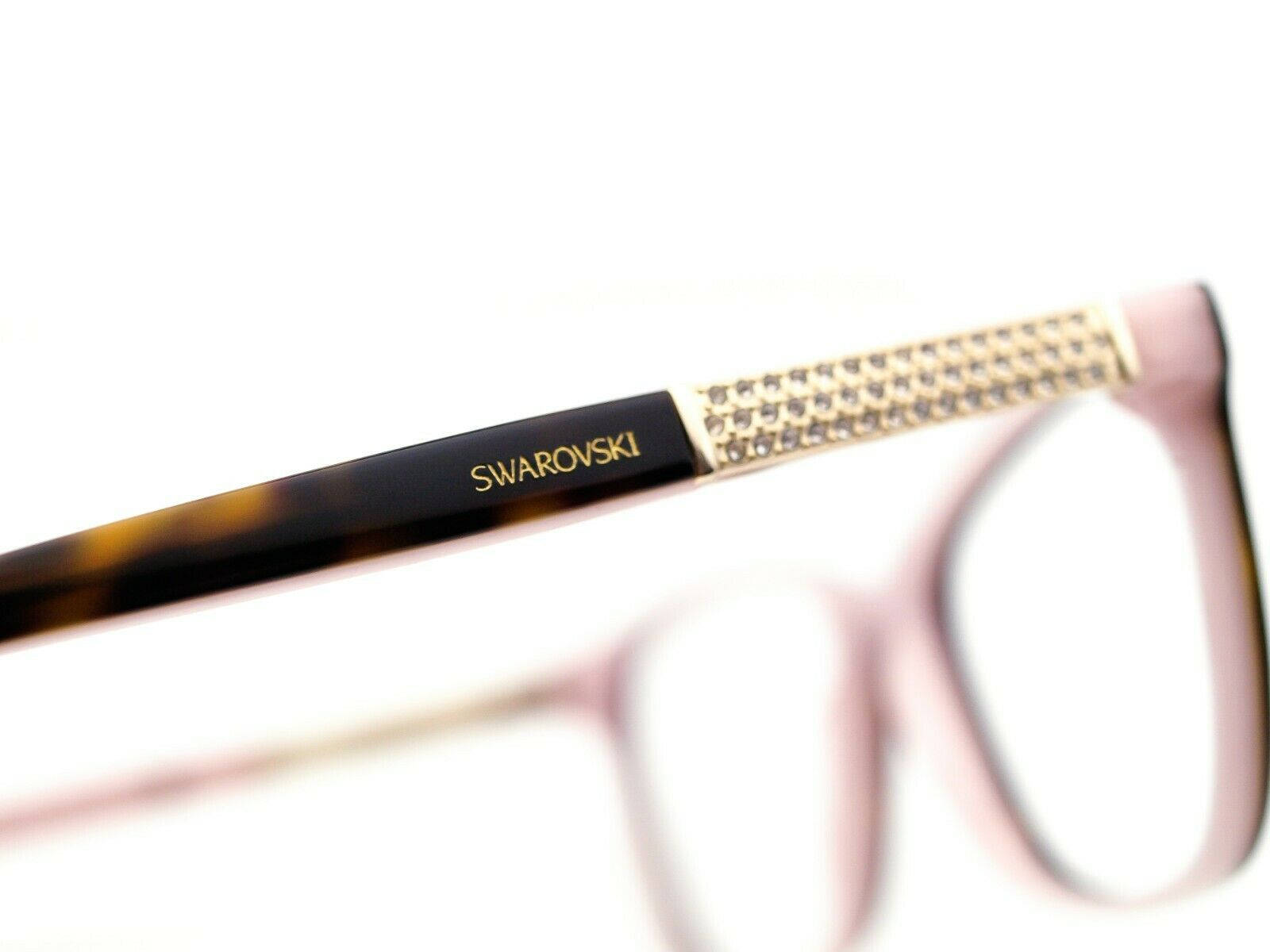 Swarovski, tortoiseshell pattern, crystal-embellished gold temple, HD Desktop Wallpaper
