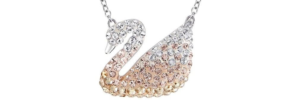 Swarovski, swan pendant, fading colors, SD Desktop Wallpaper