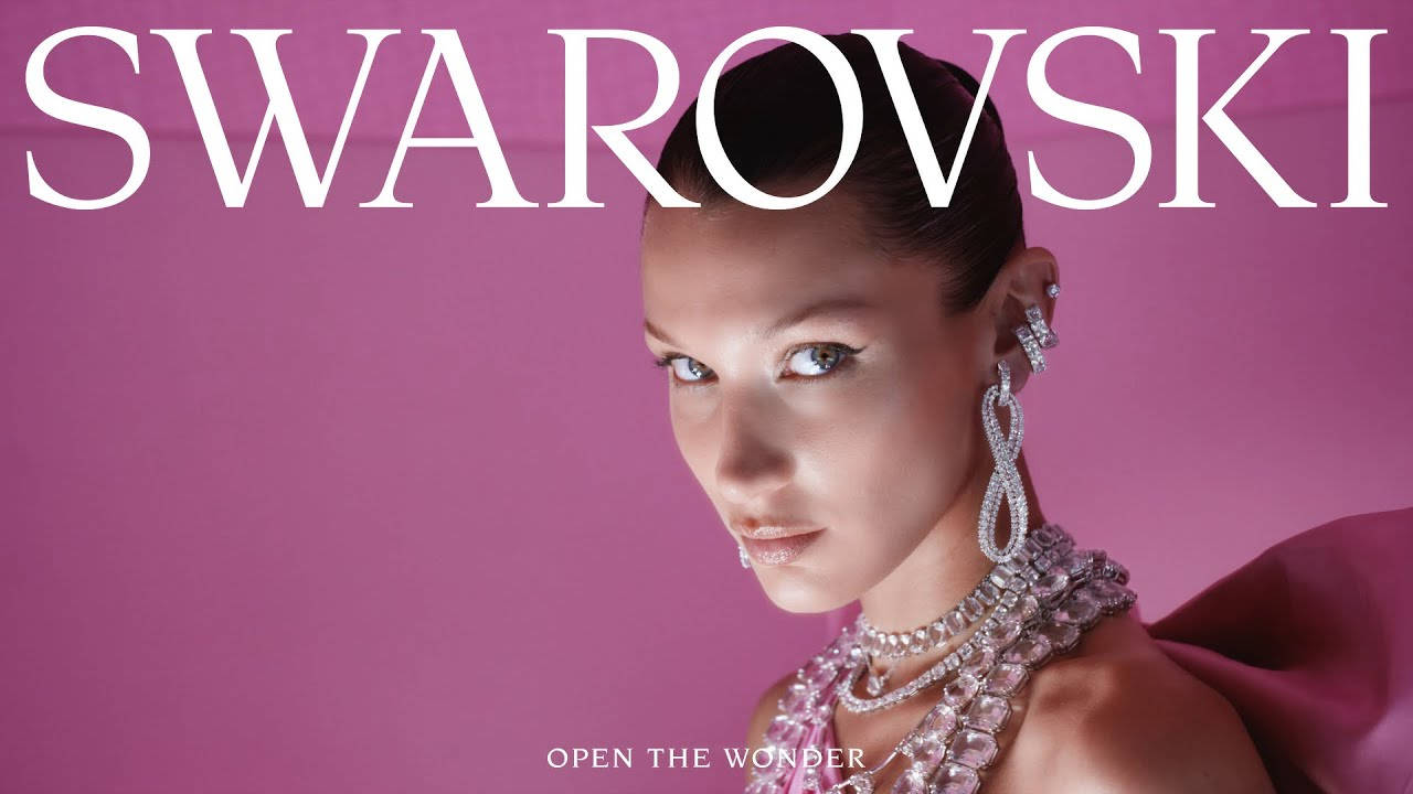 Swarovski, Open The Wonder, vivid pink backdrop, HD Desktop Wallpaper