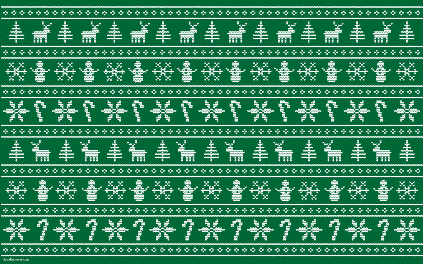 reindeer, snowflakes, candy canes, HD Desktop Wallpaper