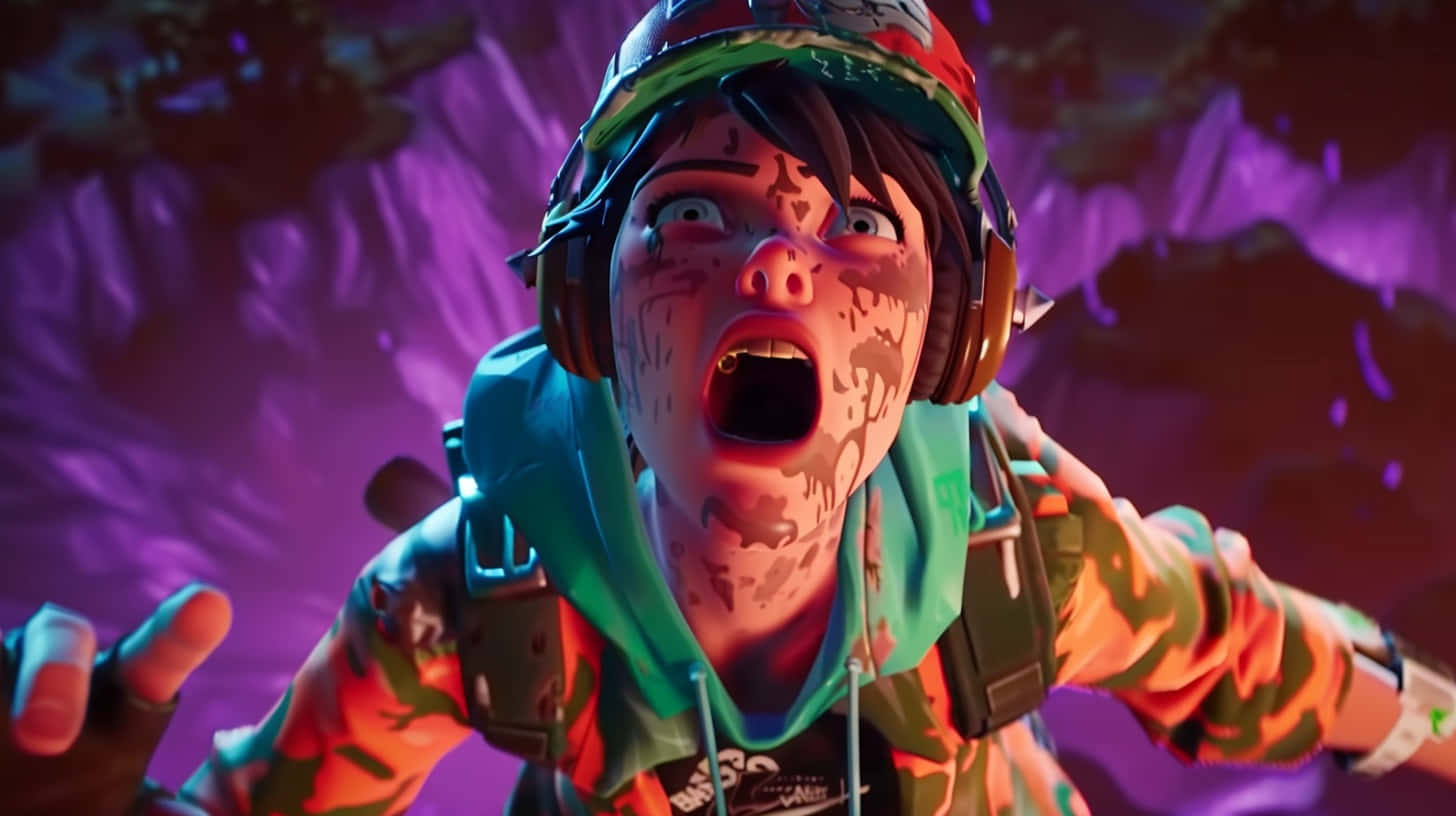 Fortnite, cartoon soldier, helmet, HD Desktop Wallpaper