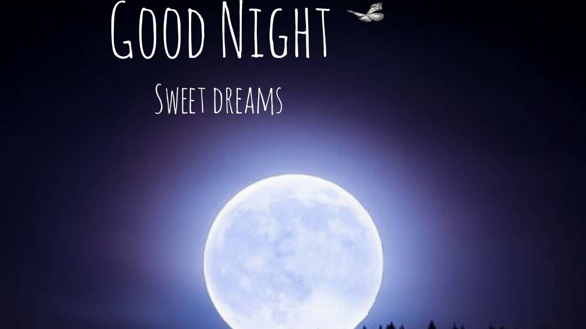 Sweet Dreams, moon, full moon, Full HD Desktop Wallpaper