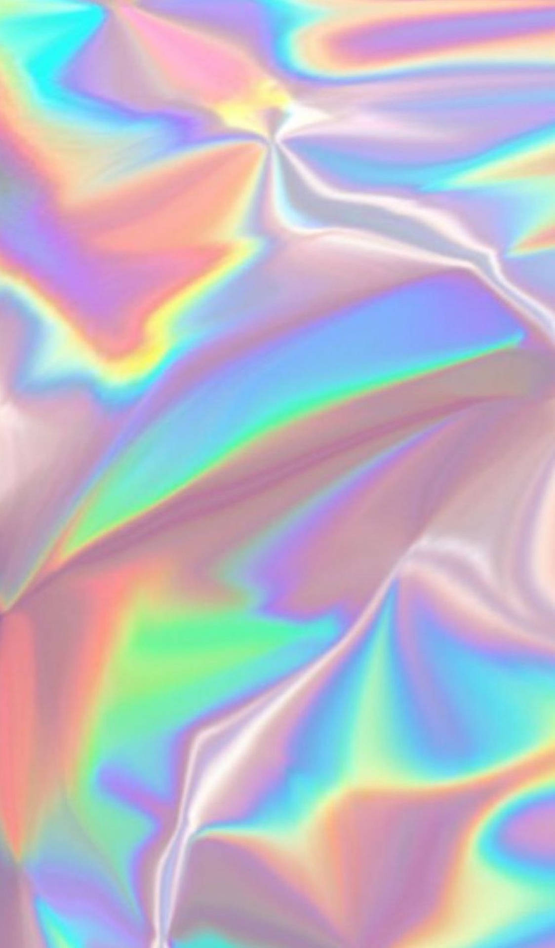 pastel rainbow hues, glossy highlights, soft folds, Full HD Phone Wallpaper