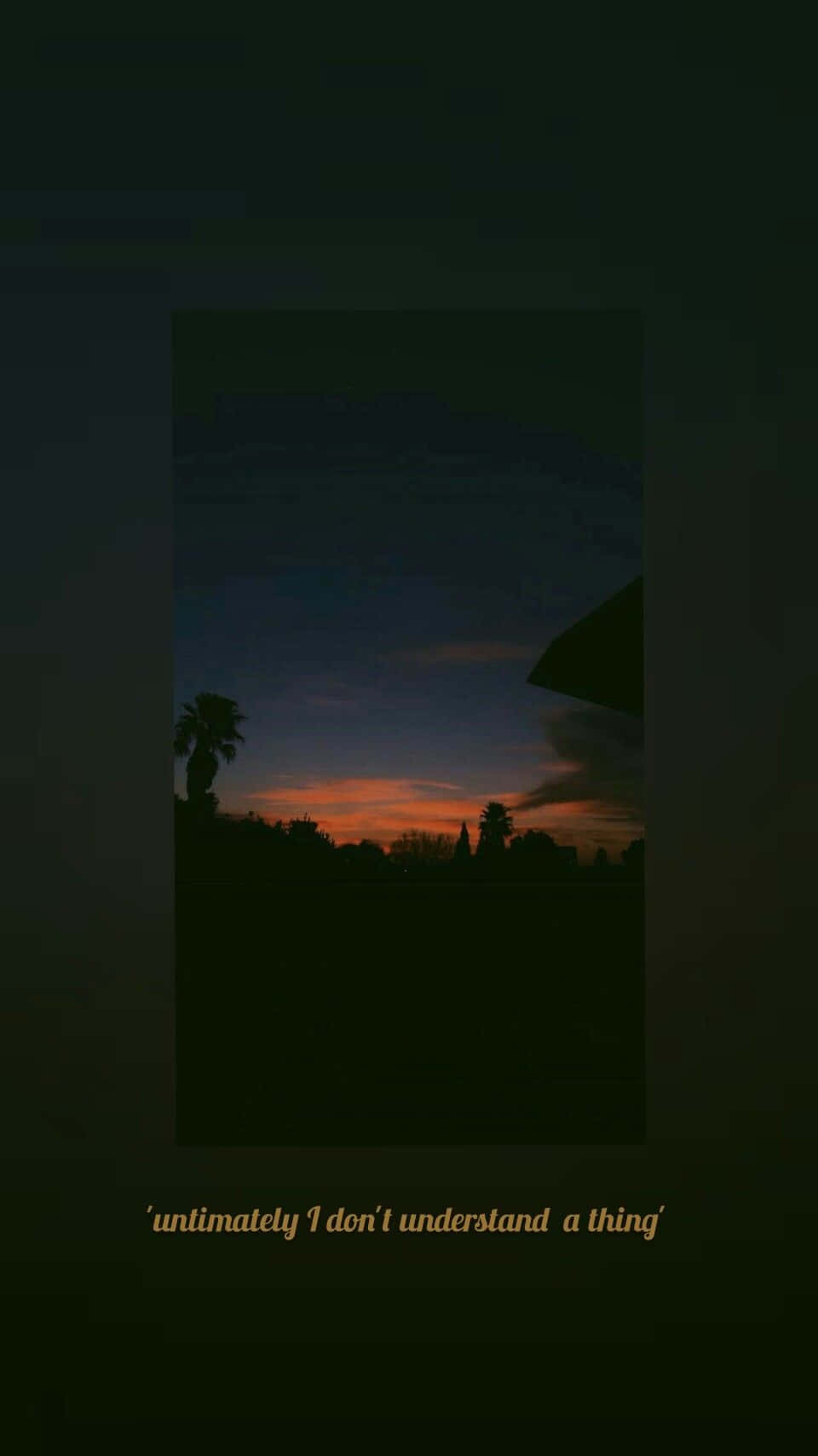 sunset, orange and purple sky, palm trees, HD Phone Wallpaper